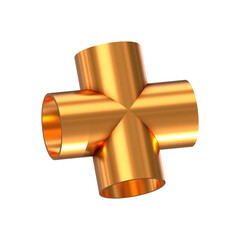 3D Copper Cross