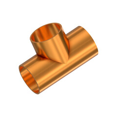 3D Copper Tee