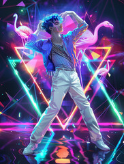 Neon Groove: Dancefloor Delight