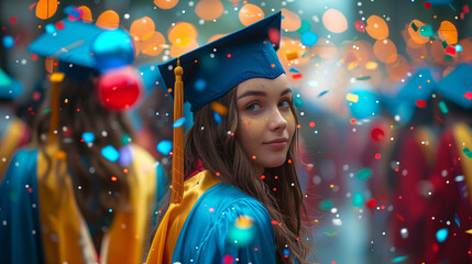 User.the culmination of academic journeys through graduation ceremonies, cap-and-gown moments