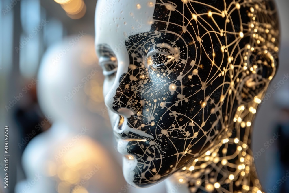 Poster ai's journey to self-awareness with robot and neurons