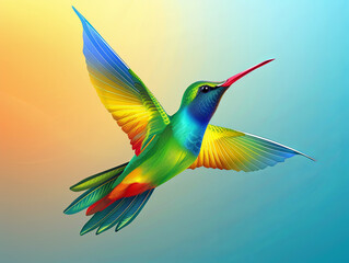 A beautiful, colorful, detailed photorealistic image is captured in this digital artwork. Its vibrant colors and intricate details are mesmerizing.