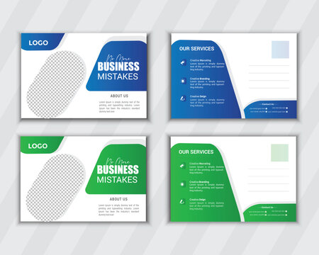 professional Business  postcard design