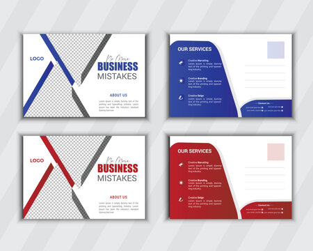 professional Business  postcard design