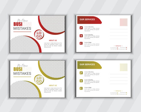 professional Business  postcard design
