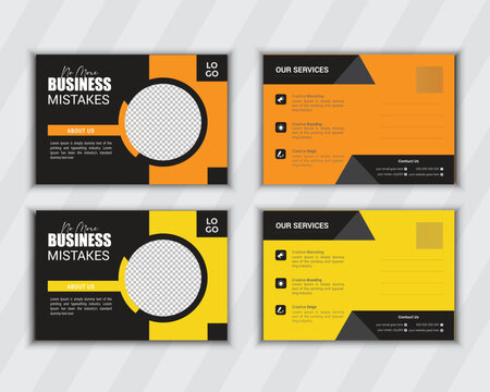 professional Business  postcard design