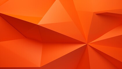 abstract orange color background with triangles