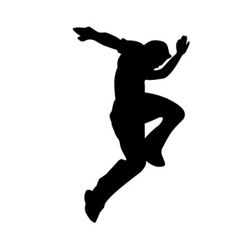 recommend clip art: Parkour silhouette