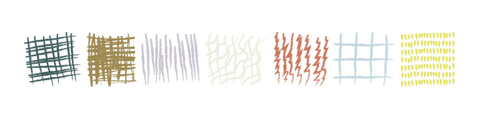 Brush stroke collection. Paint splash illustration.