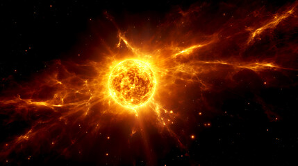 Sun in space