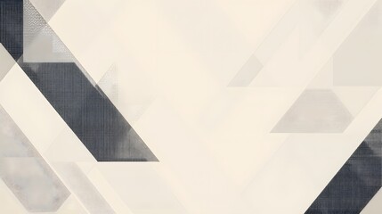 White abstract geometric background as stage with crossed lines, corners and polygon. AI Generative