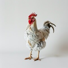 Fototapeta premium chickens, photo of stock, on a white background