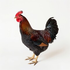 Fototapeta premium chickens, photo of stock, on a white background