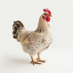 Fototapeta premium chickens, photo of stock, on a white background