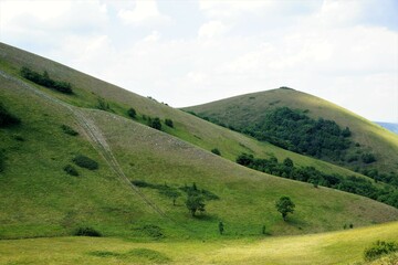 landscape with mountains