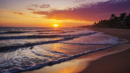Tropical beach in Punta Cana, Dominican Republic.
