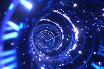 Time-bending anomaly, animated sequence