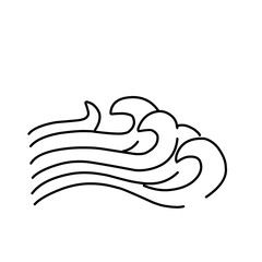 oriental wave illustration