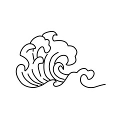 oriental wave illustration