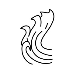 oriental wave illustration