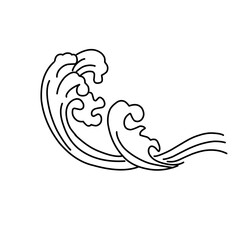 oriental wave illustration