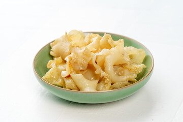Fish maw on white background