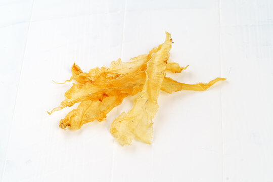 Fish maw on white background