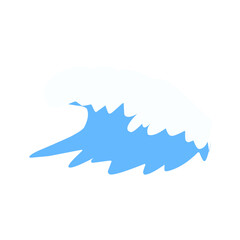 Wave Cartoon style vector