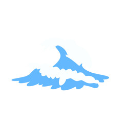 Wave Cartoon style vector