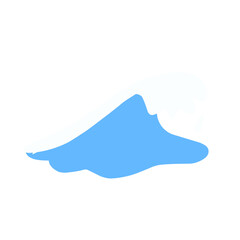Wave Cartoon style vector