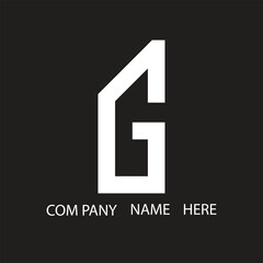 G letter logo design on Black background. G creative initials letter logo concept. G letter design.

