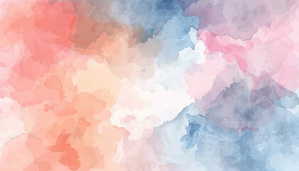 Fototapeta premium Soft Watercolor Textures - Add a delicate touch to your designs with this abstract background featuring soft watercolor textures, perfect for creating a subtle and artistic look