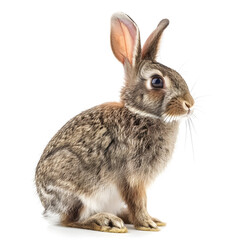 Fototapeta premium rabbit on white background