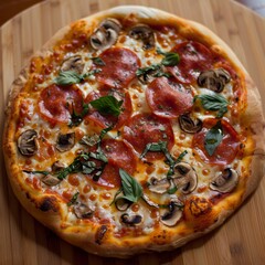 Pizza fast food generateed by ai