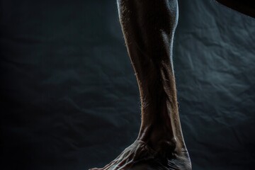 Close up of a person's legs and feet, suitable for various concepts - Powered by Adobe