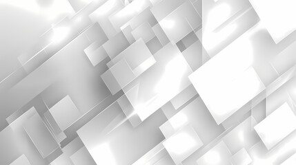 Modern White Gray Abstract Background - Minimalist and Contemporary Design