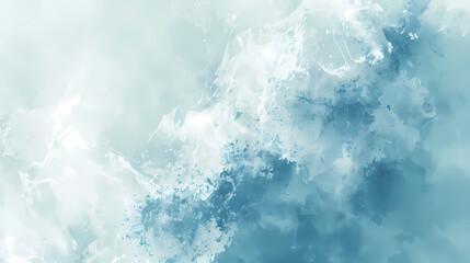 Obraz premium PPT Background Version in Light Blue and White - Modern Technology Design