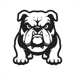 Illustrations cute little French bulldog. Funny pictures of puppy. Vector french bulldog funny, puppy cute collection