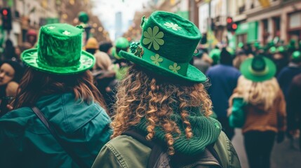 Obraz premium Celebrate the Luck of the Irish with the St. Patrick's Day Parade