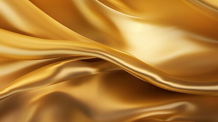 Golden satin background with smooth lines in it