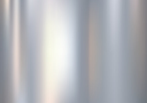 Metal silver texture background or aluminum brushed silver texture with reflection.Abstract background for wallpaper. Vector illustration EPS10.