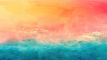 Tropical Paradise Sunrise Gradient Background: Warmth and Vibrancy