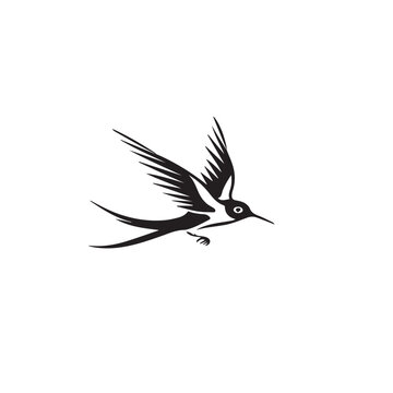 recommend clip art: Swallow in cartoon, doodle style. Image for t-shirt, web, mobile apps and ui. Isolated 2d vector illustration in logo, icon, sketch style, Eps 10. AI Generative