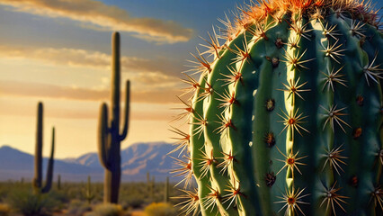 cactus plant in the desert
