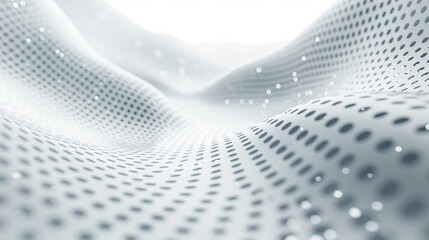 A white and grey surface with many small dots