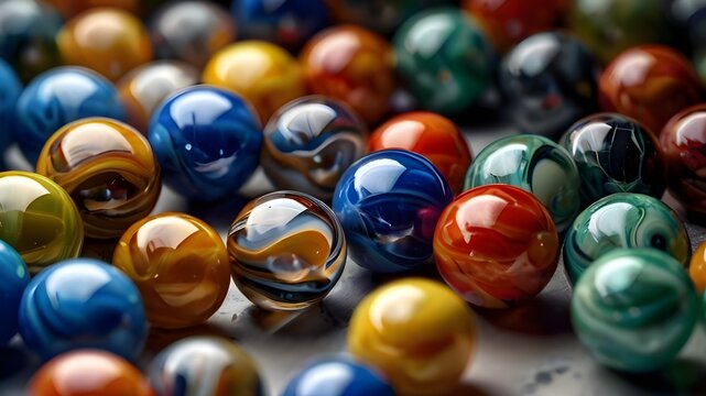 colorful marbles
