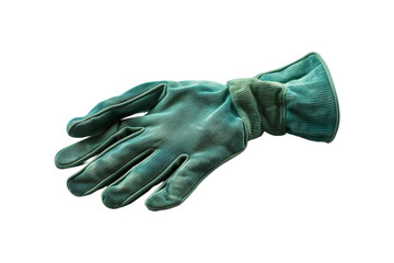 Cotton Garden Glove isolated on transparent background.