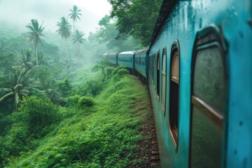 Sri Lankan Rainy Rail Travel: Verdant Wonderland