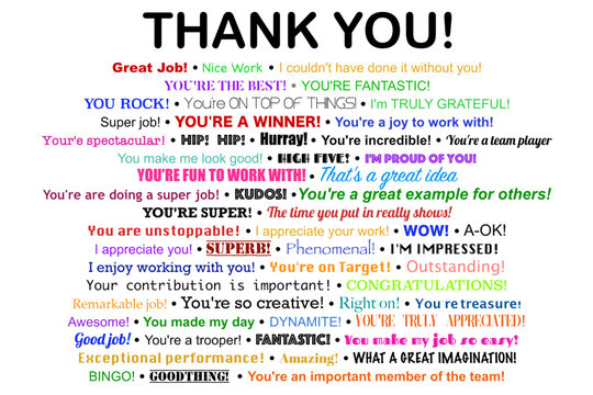 Thank You Poster, multiple ways 