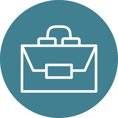 Shoulder bag Flat Icon Design